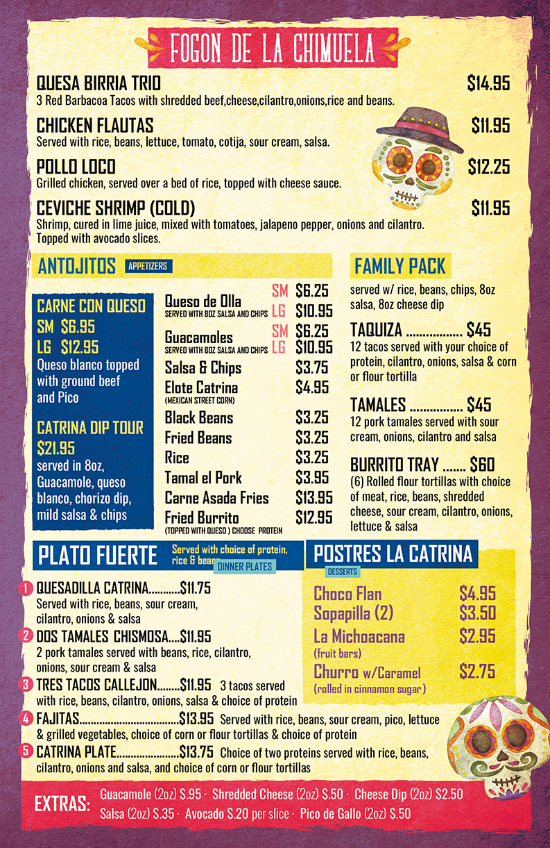 Menu Items
