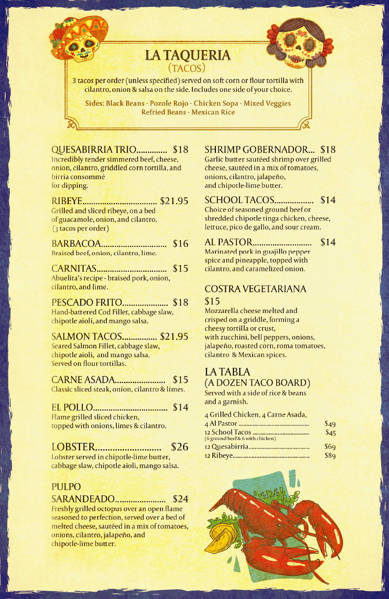 Menu Items