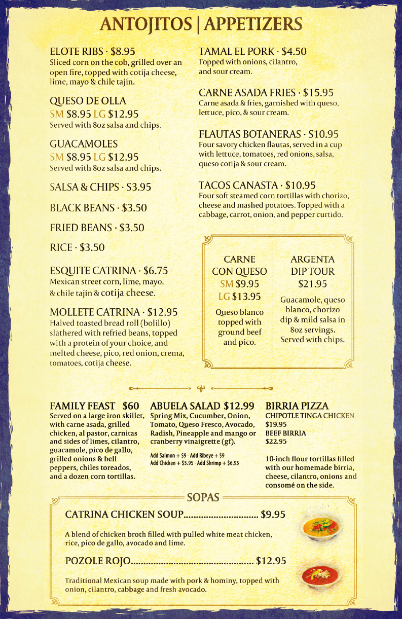 Menu Items